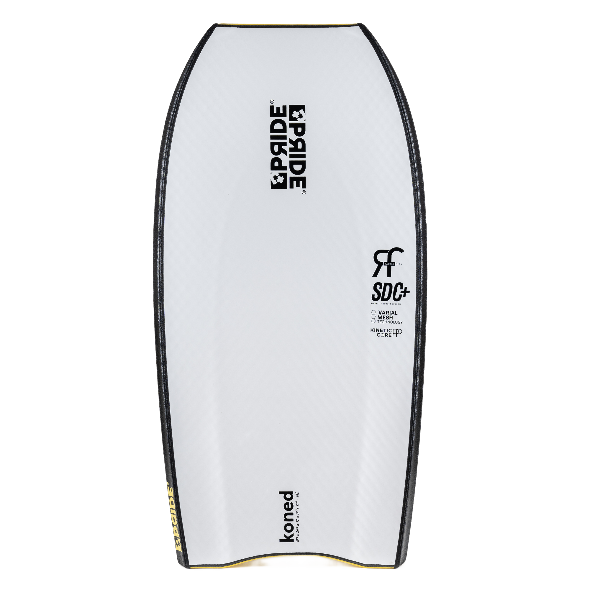 BODYBOARD PRIDE KONED PP RADIAL FLEX SDC+ VARIAL all-groups