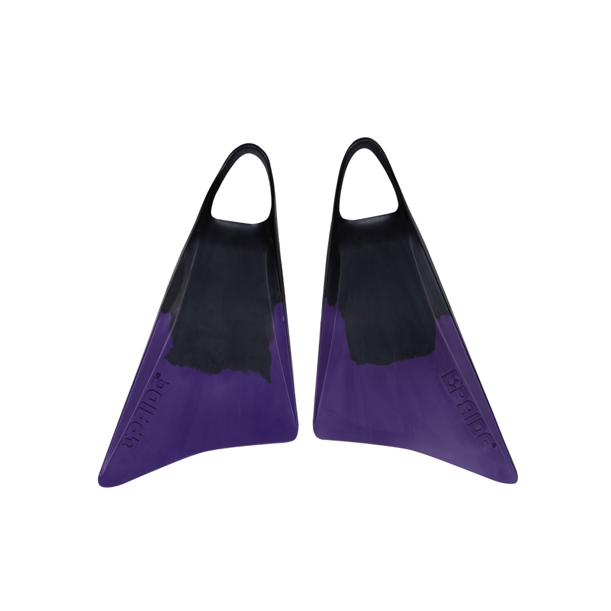 Vulcan V1 Bodyboard Fins – Black/Purple | Eco-Friendly Swim Fins
