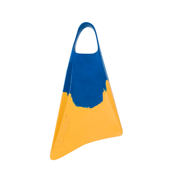 V1 Vulcan Bodyboard Swim Fins – Blue Yellow | High-Performance