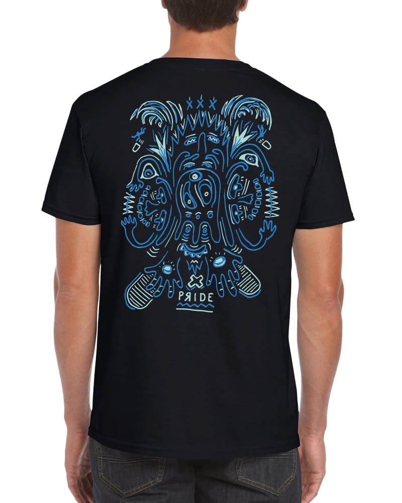 PRIDE TEE "Blue Pills" x PIERRE MARRE