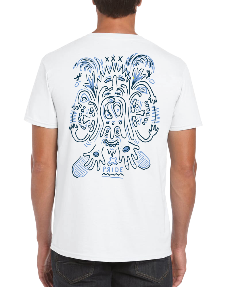 PRIDE TEE "Blue Pills" x PIERRE MARRE